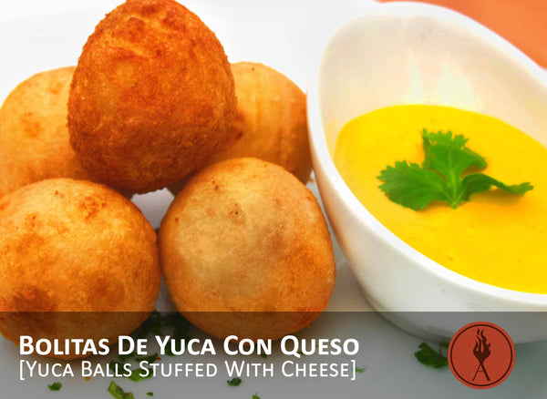 Bolitas De Yuca Con Queso” (Yuca Balls Stuffed With Cheese)
