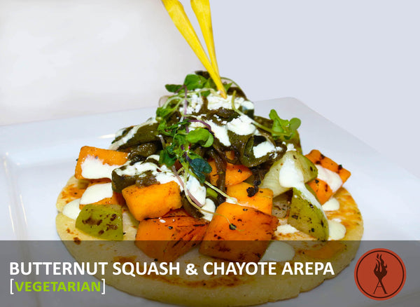 Butternut Squash & Chayote Arepa